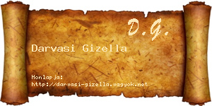 Darvasi Gizella névjegykártya